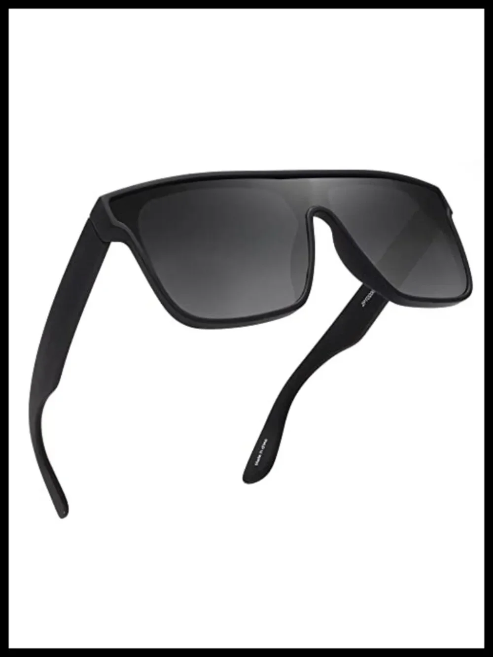 Oversized Square Polarized Sunglasses UV400 Protection for Men Women
